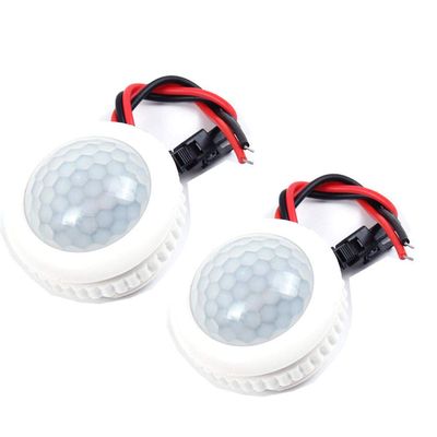 2pcs PIR IR Sensor Infrared Human Body Induction Switch Light Control 220V 50HZ Ceiling Lamp Motion Sensor On Off PIR Sensor