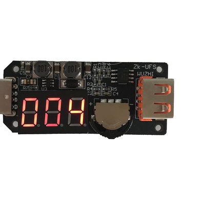 USB Fan Speed Controller Governor Timer LED Dimming Module 5V 5W Voltage Adjustable for Office Car Student Dormitory