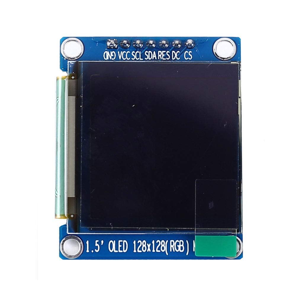 SPI RGB OLED Display Screen Module 65K SSD1351 Driver 128 * 128 3.3V Power 1.5inch 128x128