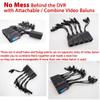 Evertech 8MP HD-CVI/TVI/AHD/CVBS Passive Video Audio Power Balun Data Transmitter via UTP Cable 2 Pairs view 4