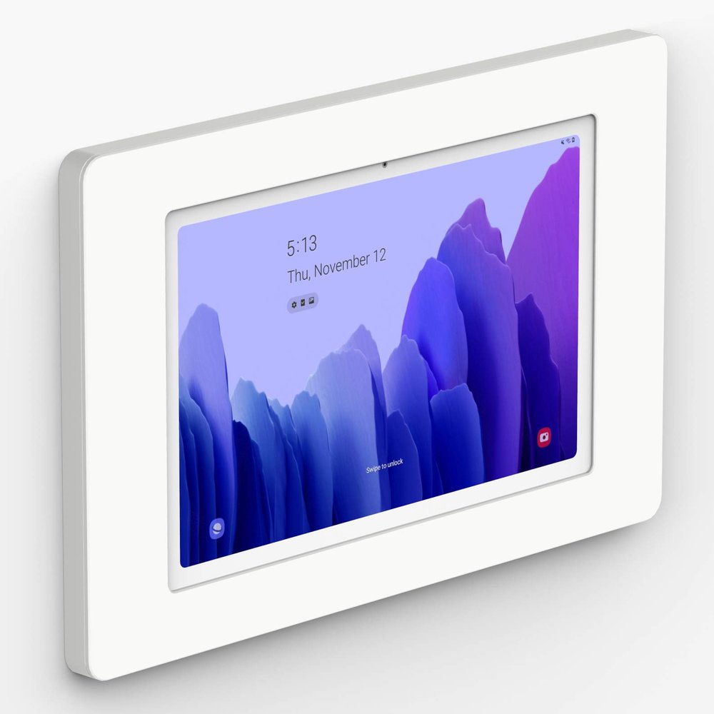 VidaMount White On-Wall Tablet Mount Compatible with Samsung Galaxy Tab A7 10.4