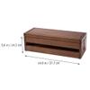 Cabilock Wooden Cord Organizer Cable Case for Countertop Cord Strip Storage Multi-Functional Wire Box view 2