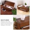 Cabilock Wooden Cord Organizer Cable Case for Countertop Cord Strip Storage Multi-Functional Wire Box view 3