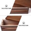 Cabilock Wooden Cord Organizer Cable Case for Countertop Cord Strip Storage Multi-Functional Wire Box view 4