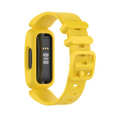 ECSEM Replacement Bands Compatible with Fitbit Ace 3 Smart Watch,Soft Silicone Adjustable Strap/Band for Fitbit Ace 3(Yellow)