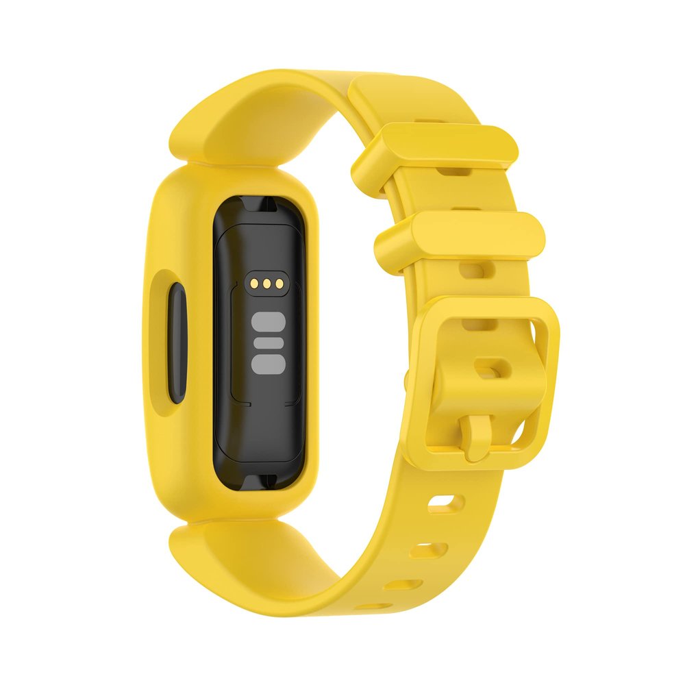 ECSEM Replacement Bands Compatible with Fitbit Ace 3 Smart Watch,Soft Silicone Adjustable Strap/Band for Fitbit Ace 3(Yellow)