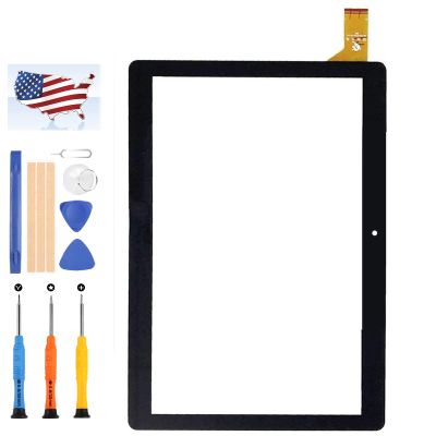 10.1inch Touch Screen Digitizer Glass Panel for Onn ONA19TB003 100005208 51 Pins Sensor Glass Lens MJK-1211-FPC Screen Replacement Repair Kits with Free Tools