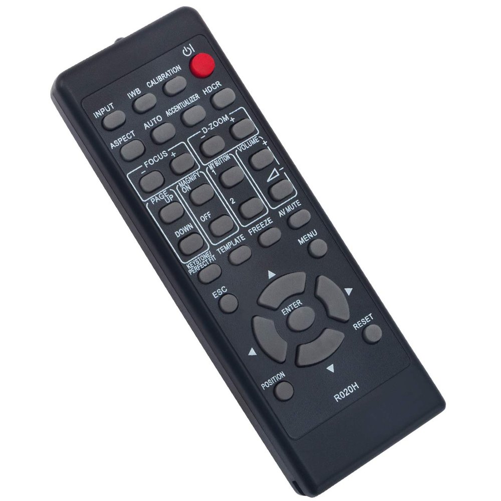 R020H Replace Remote Control fit for Hitachi Projector CP-AX2503 CP-AW2503 CP-AW2505 CP-AW2505EF CP-AW3003 CP-AW3005 CP-AW3005EF CP-AW3506 CP-AX2504 CP-AX2505 CP-AX2505EF CP-AX3003 CP-AX3005