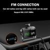 WYYHAA Bluetooth Car Adapter, Blutu para Carros with 2 Microphones & QC3.0 +Type-C PD 18W HiFi Bass Supports Hands-Free Calling, Siri Google Assistant, TF Card AUX Output view 3