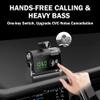 WYYHAA Bluetooth Car Adapter, Blutu para Carros with 2 Microphones & QC3.0 +Type-C PD 18W HiFi Bass Supports Hands-Free Calling, Siri Google Assistant, TF Card AUX Output view 4