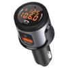 Bluetooth 5.0 FM Transmitter for Car, QC3.0+Type-C PD 18W Wireless Bluetooth FM Radio Adapter, Wireless Radio Audio Player, Handsfree Calling & Music Receiver view 1