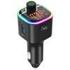 Bluetooth 5.0 FM Transmitter for Car, QC3.0+Type-C PD 18W Wireless Bluetooth FM Radio Adapter Bass Sound Music Player FM Car Kit view 1