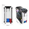 BBNB Computer Cases,Mid-Tower PC Gaming Case E-ATX/ATX/M-ATX - Front I/O USB 3.0 Port - Tempered Glass Side Panel - Cable Management System - Water-Cooling Ready view 3