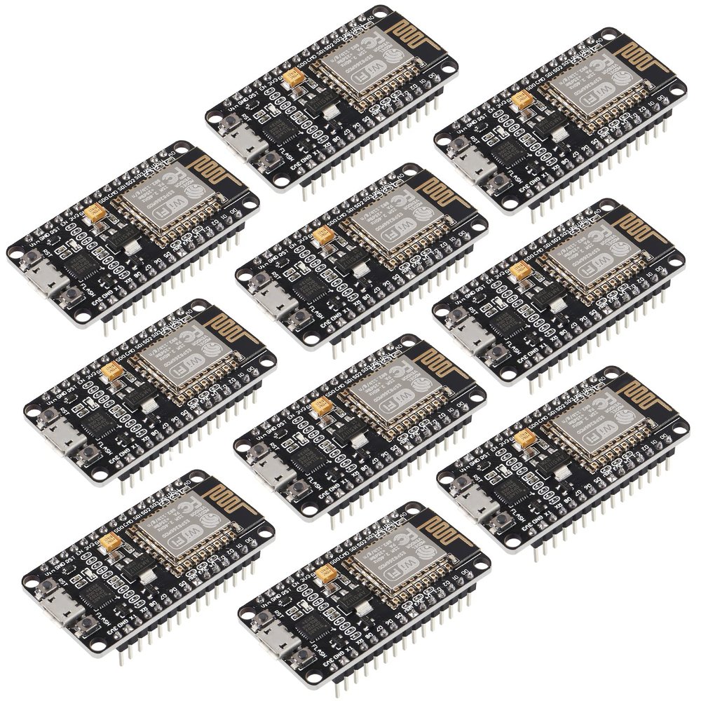 10Pcs ESP8266 CP2102 ESP-12E NodeMcu LUA Internet WiFi Development Board Open Source Serial Internet Wireless Module for IDE Micropython