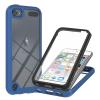 XYX Case Compatible with iPod Touch, Clear Built-in Screen Protector Full Body Hybrid Heavy Duty Protection Case for iPod Touch 7th/6th/5th Gen, Blue view 1