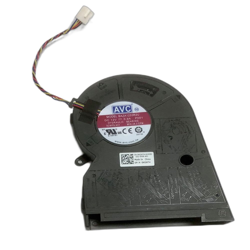 AVC BAZA1233R2U P001 12V 0.9A 3CWF9 4-Wire Chassis Integrated Machine Cooling Fan
