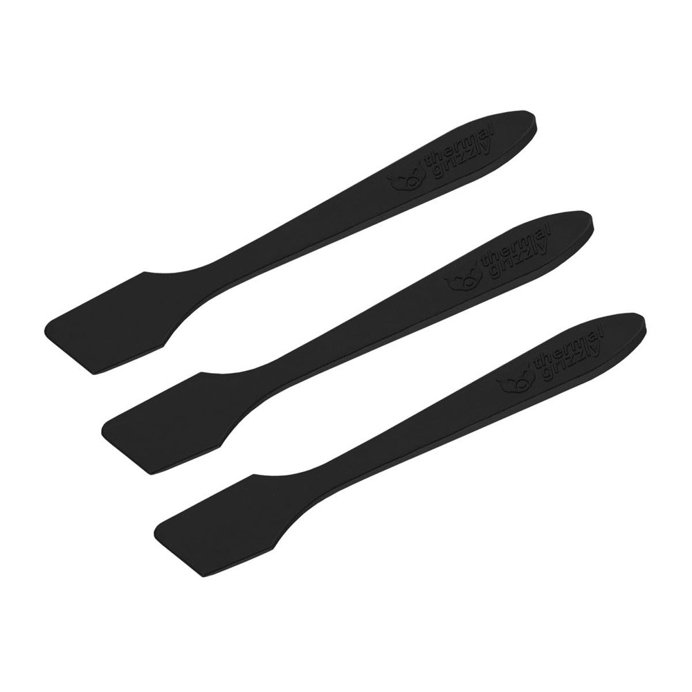 Thermal Grizzly TG Spatula (3 Pieces) - Perfect Application and Spread of Thermal Paste - Even and Precise Compound Distribution CPU/GPU/PS4/PS5/Xbox
