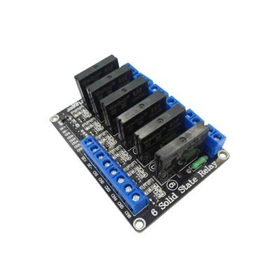 5V Relay 1 2 4 6 8 Channel SSR High Low Level Trigger Solid State Relay Module 250V 2A (5V 6 way High)