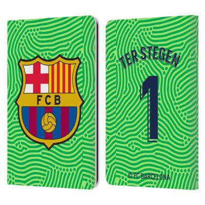 Head Case Designs Officially Licensed FC Barcelona Marc-Andr TER Stegen 2020/21 Players Home Kit Group 1 Leather Wallet Case Compatible with Kindle Paperwhite 1/2 / 3