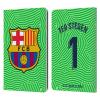 Head Case Designs Officially Licensed FC Barcelona Marc-Andr TER Stegen 2020/21 Players Home Kit Group 1 Leather Wallet Case Compatible with Kindle Paperwhite 1/2 / 3 view 1