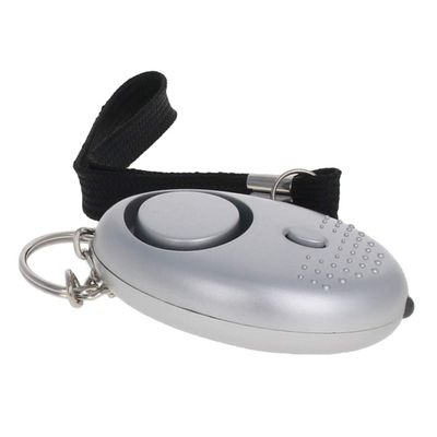 Aicosineg 3Pcs Safe Sound Personal Alarm 120DB Personal Security Alarm Keychain Emergency Safety Alarm Keychain with LED Lights for Women Men Children Bags Backpacks Suitcases Keys Silver