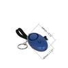 Aicosineg 2Pcs Safe Sound Personal Alarm 120DB Personal Security Alarm Keychain with LED Lights Emergency Safety Alarm Keychain for Women Men Children Bags Backpacks Suitcases Keys Blue view 3