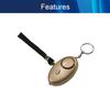 Aicosineg 4Pcs Safe Sound Personal Alarm 120DB with LED Lights, Gold view 3