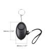 Aicosineg 4Pcs 120DB Personal Security Alarm Keychain with LED Lights for Women, Men, Children & Elderly - Black view 3