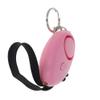 Aicosineg 3Pcs Safe Sound Personal Alarm 120DB Personal Security Alarm Keychain with LED Lights Emergency Safety Alarm Keychain for Women Men Children Bags Backpacks Suitcases Keys Pink view 1