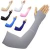 Meiyante Cooling Arm Sleeves - UPF 50+ Sun Protection & Tattoo Cover Up - Seamless Non-Slip Compression for Men & Women - Premium Made in Taiwan Quality (1 Pair, Grey) view 1