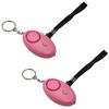 Aicosineg 130DB Personal Security Alarm Keychain with LED Lights, Safe Sound Personal Alarm for Women, Men, Children, Elderly - Red view 1
