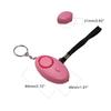 Aicosineg 130DB Personal Security Alarm Keychain with LED Lights, Safe Sound Personal Alarm for Women, Men, Children, Elderly - Red view 3