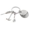 Honbay Love You Daddy Stainless Steel Keychain with Hammer Screwdriver Wrench Keychain Gift for Dad Father's Day Birthday Thanksgiving Christmas - with a Gift Box view 2