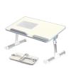 Wddwymll Laptop Stand,Adjustable Laptop Bed Table,Foldable Standing Desk,Laptop Desk with Cooling Fan,for Any Site and Purpose view 1