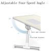 Wddwymll Laptop Stand,Adjustable Laptop Bed Table,Foldable Standing Desk,Laptop Desk with Cooling Fan,for Any Site and Purpose view 3