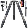 82" Carbon Fiber Bowl Tripod Heavy Duty Camera Tripod with 75mm Bowl and Adapter, 10 Layers Carbon Fiber 1.57" /40mm Leg Tube, Ultra Stable Professional Camera Tripod, Max Load 88Lbs/40kg (AS95C) view 1