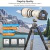 82" Carbon Fiber Bowl Tripod Heavy Duty Camera Tripod with 75mm Bowl and Adapter, 10 Layers Carbon Fiber 1.57" /40mm Leg Tube, Ultra Stable Professional Camera Tripod, Max Load 88Lbs/40kg (AS95C) view 2