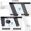 82" Carbon Fiber Bowl Tripod Heavy Duty Camera Tripod with 75mm Bowl and Adapter, 10 Layers Carbon Fiber 1.57" /40mm Leg Tube, Ultra Stable Professional Camera Tripod, Max Load 88Lbs/40kg (AS95C) view 4
