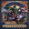Komar Marvel IADX4-068 Non-Woven Photo Wallpaper Avengers Ornament Size: 200 x 280 cm (Width x Height) view 1