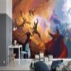Komar Marvel IADX10-076 Non-Woven Photo Wallpaper Avengers Epic Battles Two Worlds Size: 500 x 280 cm (Width x Height) Children's Room Wallpaper Superheroes War view 2