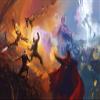 Komar Marvel IADX10-076 Non-Woven Photo Wallpaper Avengers Epic Battles Two Worlds Size: 500 x 280 cm (Width x Height) Children's Room Wallpaper Superheroes War view 3