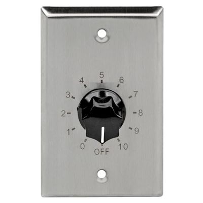 Pure Resonance Audio VC50S 50W Plate Mounted 70V Commercial Volume Control - Stainless Steel (Single)