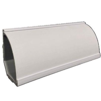 WireTrak Corner Duct Cable Raceway  1075 Series  1-11/16" Width  5 Feet Length  White  1 Pcs/Pack  Paintable PVC Plastic  Plastic Wire Conduit  Wall Cord Covers