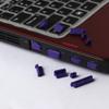 16PCS Universal Computer Anti Dust Stopper/Plug, Soft Silicone Dustproof Laptop Port Covers Purple view 2