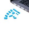 16PCS Universal Computer Anti Dust Stopper/Plug, Soft Silicone Dustproof Laptop Port Covers Blue view 1