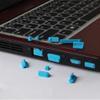 16PCS Universal Computer Anti Dust Stopper/Plug, Soft Silicone Dustproof Laptop Port Covers Blue view 2