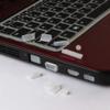 16PCS Universal Computer Anti Dust Stopper/Plug, Soft Silicone Dustproof Laptop Port Covers Transparent view 2
