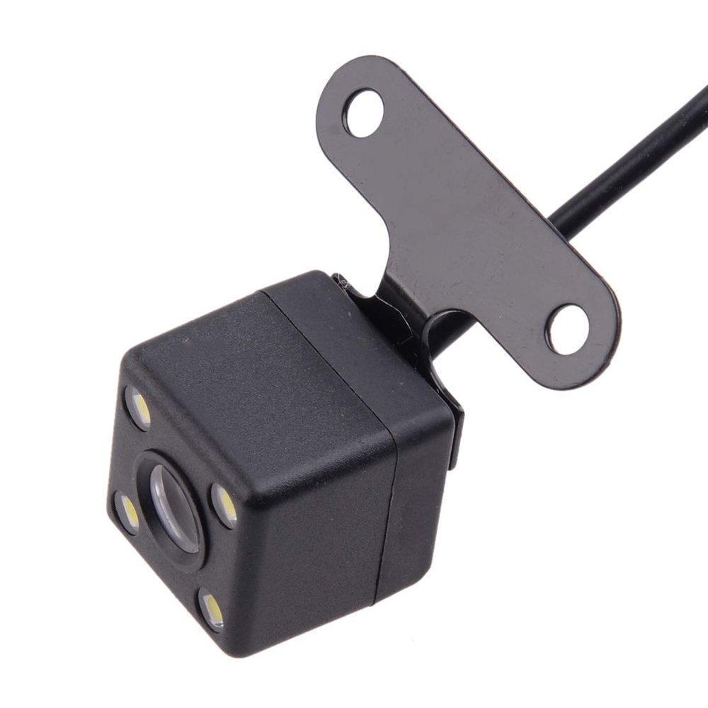 beler 5 Pin 2.5mm 4 LED Dash Cam Rear View Car Backup Parking Camera w/ 5m 16.5ft Extension Cable