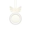 Angel Neck Fan Leafless Belt Lanyard Small Fan Handheld Fan USB Charging Gift Fan, White view 1