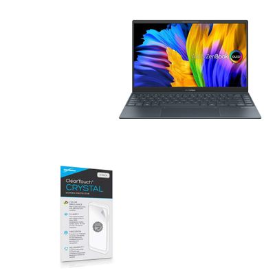 BoxWave Screen Protector Compatible with ASUS ZenBook 13 (UM325) - ClearTouch Crystal (2-Pack), HD Film Skin - Shields from Scratches